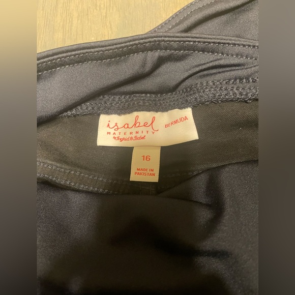 🤰🏼 NEW! • Ingrid & Isabel Maternity • Bermuda Shorts | Size: 16 - Picture 6 of 7